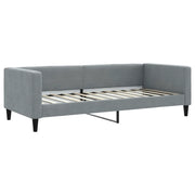 Letto singolo | Letto per adulti | Letto da Giorno Grigio Chiaro 90x200 cm in Tessuto