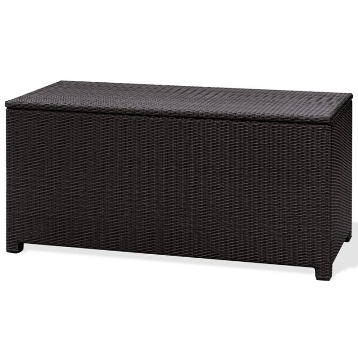 Cassapanca da esterno in wicker intrecciato Java - Cassapanca Da Esterno In Wicker Intrecciato Java Dimensione 180x70 H75 Cm Misure: 140 x 59 cm, Materiale: wicker