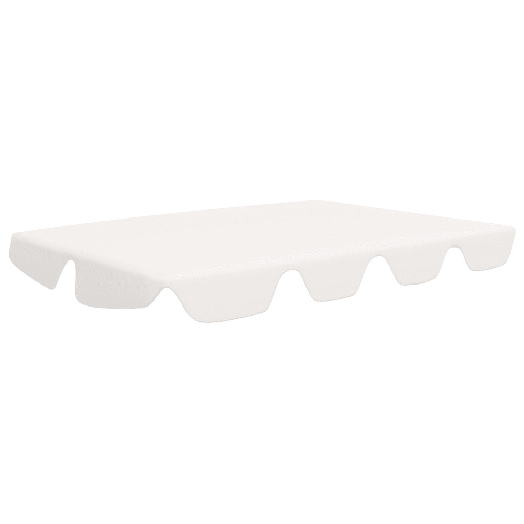 Baldacchino per Dondolo Giardino Bianco 188/168x145/110 cm CFW3533966