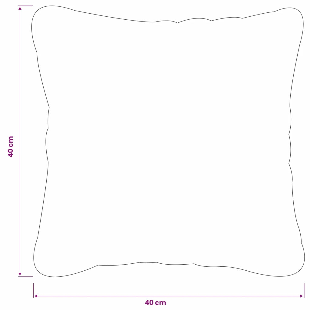 Federa 2 pz HEERLEN Verde 40 x 40 cm Tessuto Chenille 908512