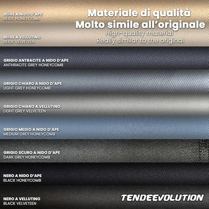 Kit Riparazione Tessuto Cielo Auto - Vellutino Beige Con 4 Colle Spray - Misura 1,50 x 1 m - Adatto anche per Pannelli Portiere e Pantoni