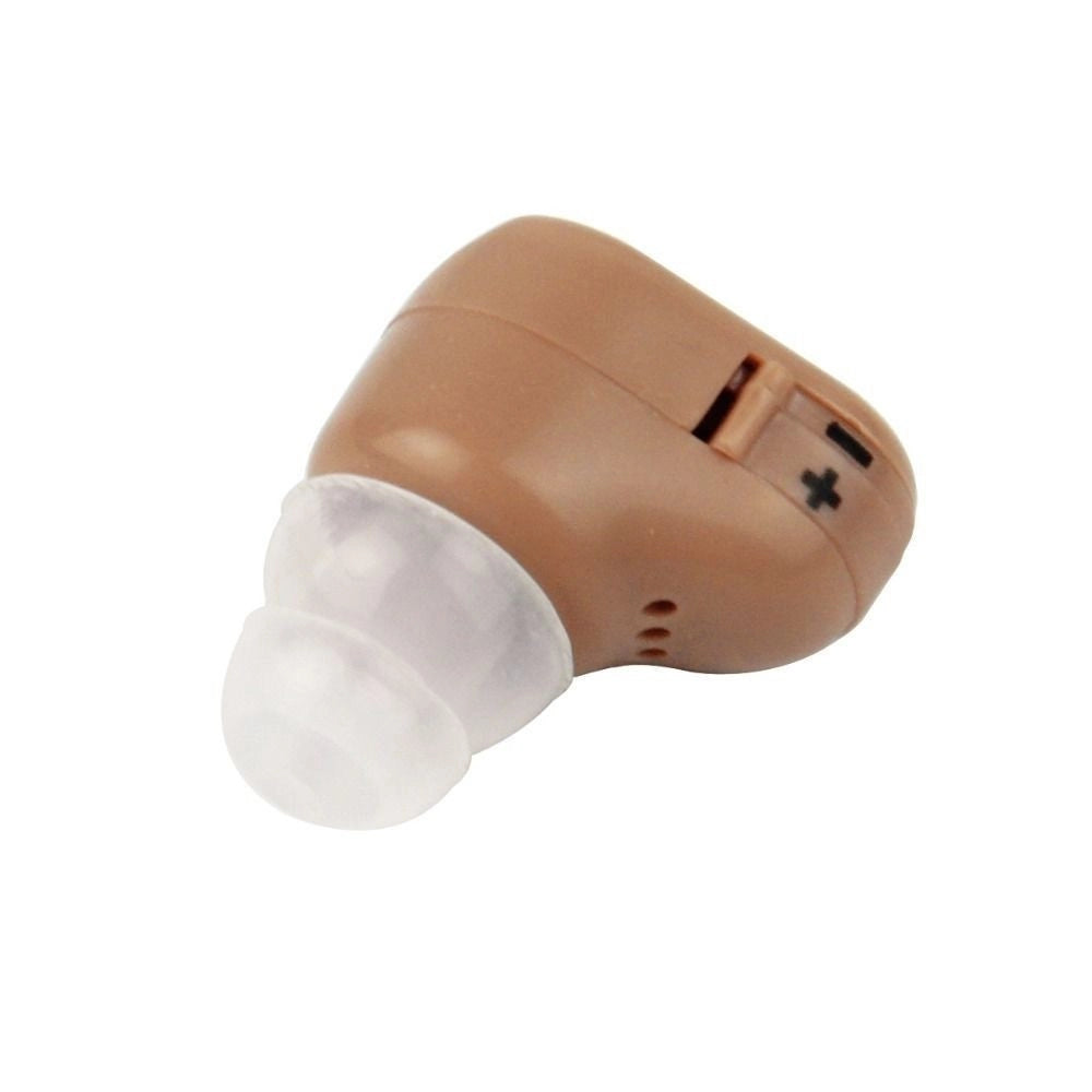 Trade Shop - Mini Apparecchio Acustico Auricolare Amplificatore Di Suoni Con Cofanetto -