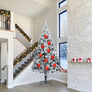Set di palline di Natale XXL 4 pcs Rosso Plastica 42018855
