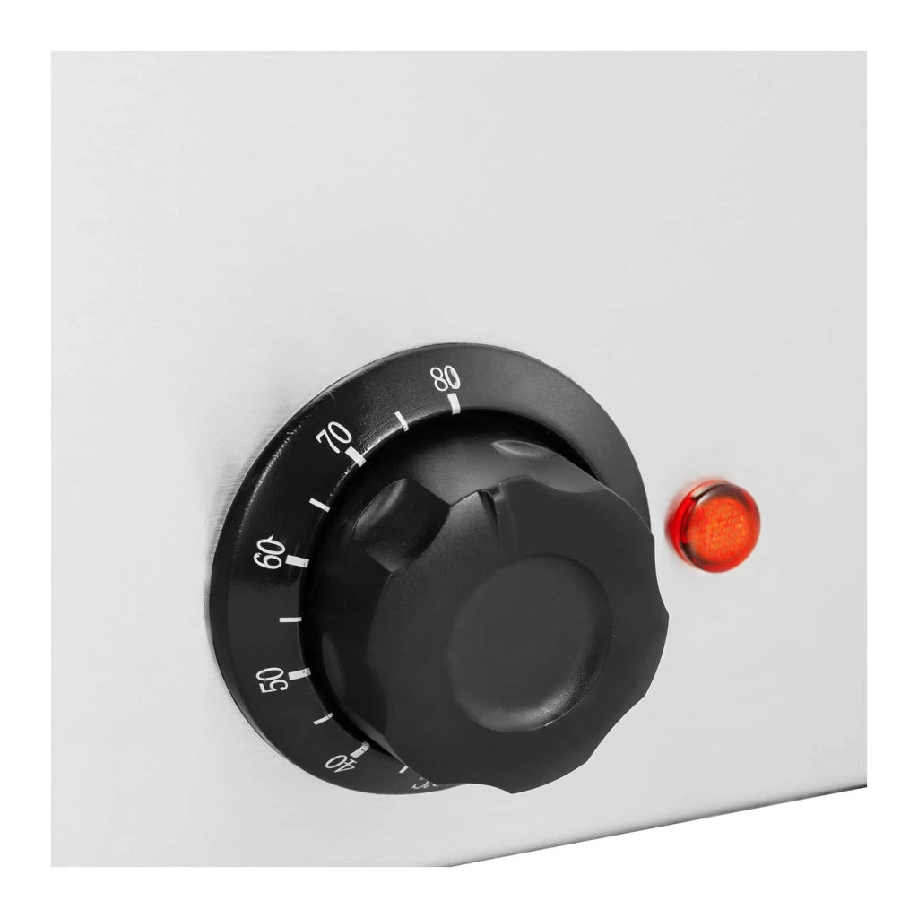 Scaldavivande/bagnomaria professionale da 600 watt con 1 rubinetto di scarico GN 1/1 (14_0004216)