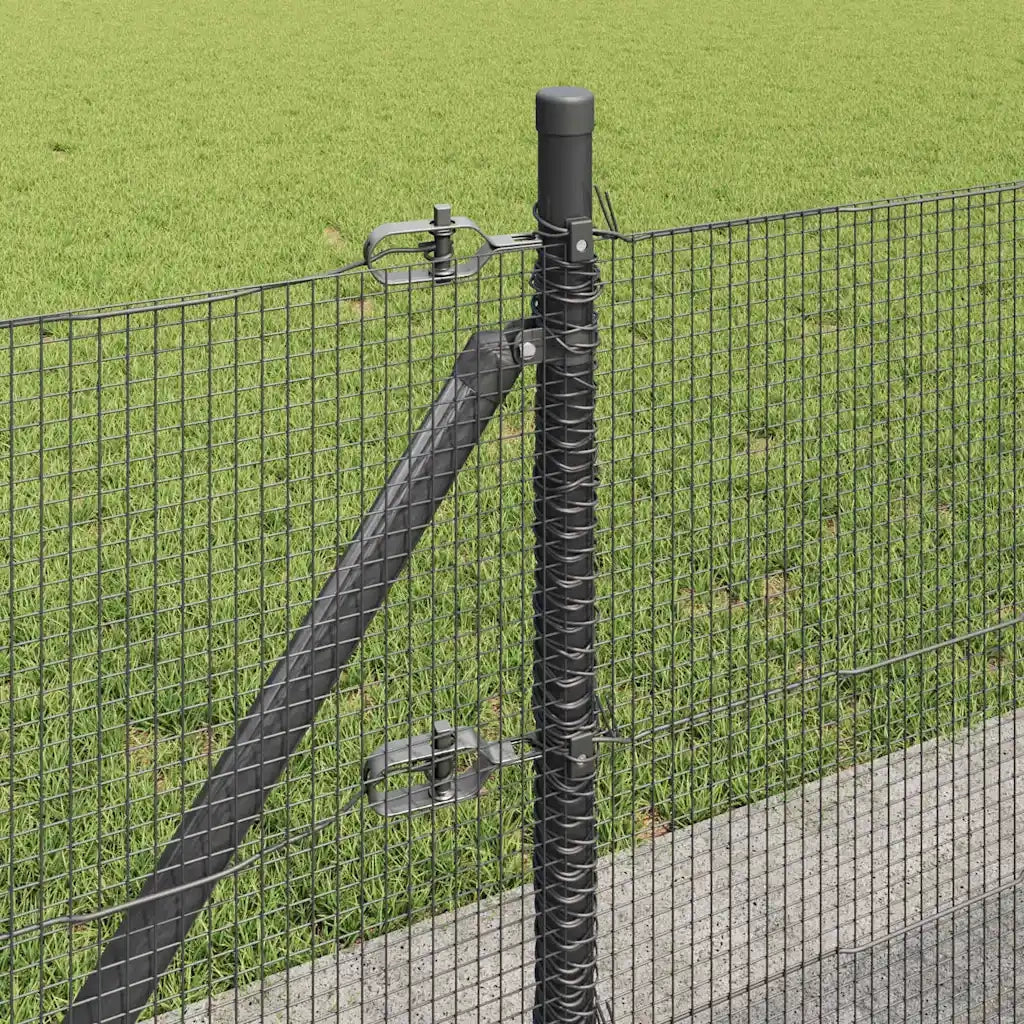 Palo della recinzione | Pannello per recinzione Grigio