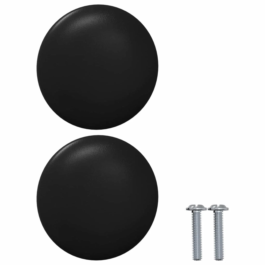 Manico 2 pcs Nero Ø30 mm Alluminio 864704