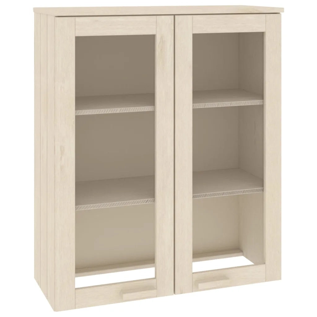 Piano Credenza HAMAR ambra 85x35x100 cm Legno Massello di Pino 340504