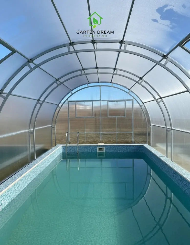 Copertura per Piscina Garten Dream OASIS 4x8 m con Policarbonato 10 mm