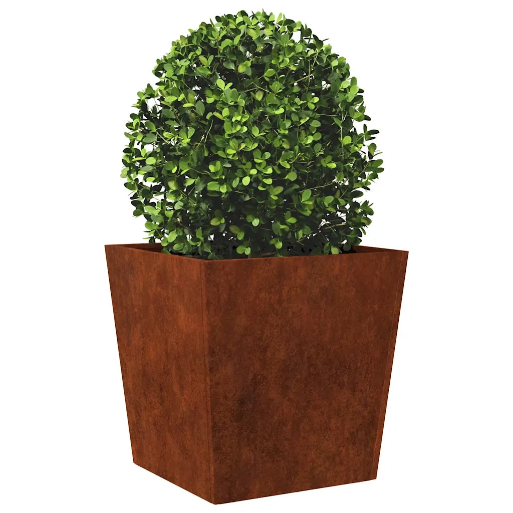 Fioriere da Giardino 2 pz 50x50x50 cm in Acciaio Corten 851079