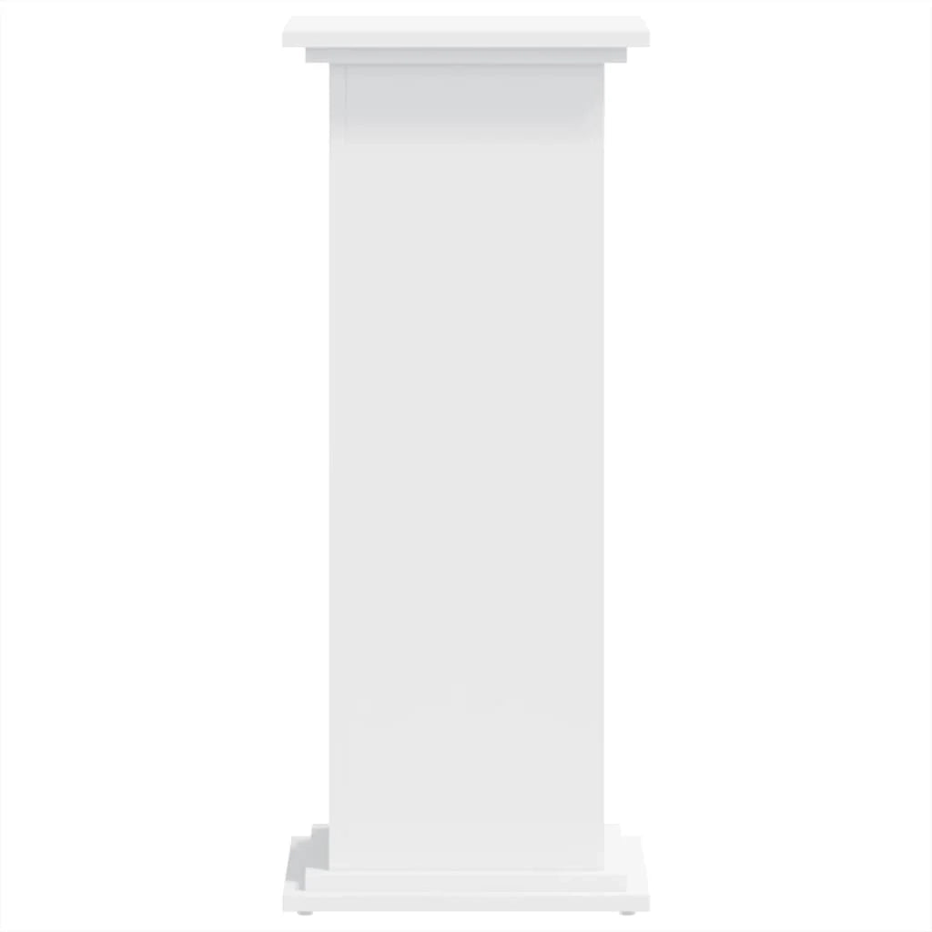 Portavasi mobiletto portafiori 33 x 33 x 80 cm legno ingegnerizzato bianco 02_0045154