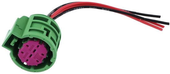 Connettore di riparazione per illuminazione di giorno - compatibile con Fiat 500 - Abarth 595 - 4 linee - 13 cm cavo
