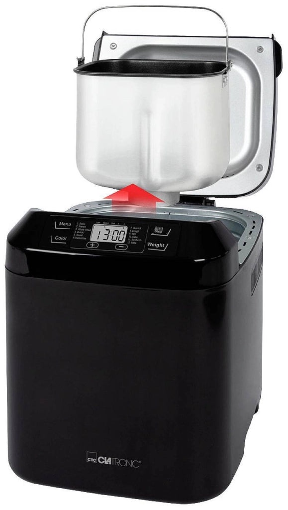 Clatronic BBA 3774 macchina per il pane 550 W Nero