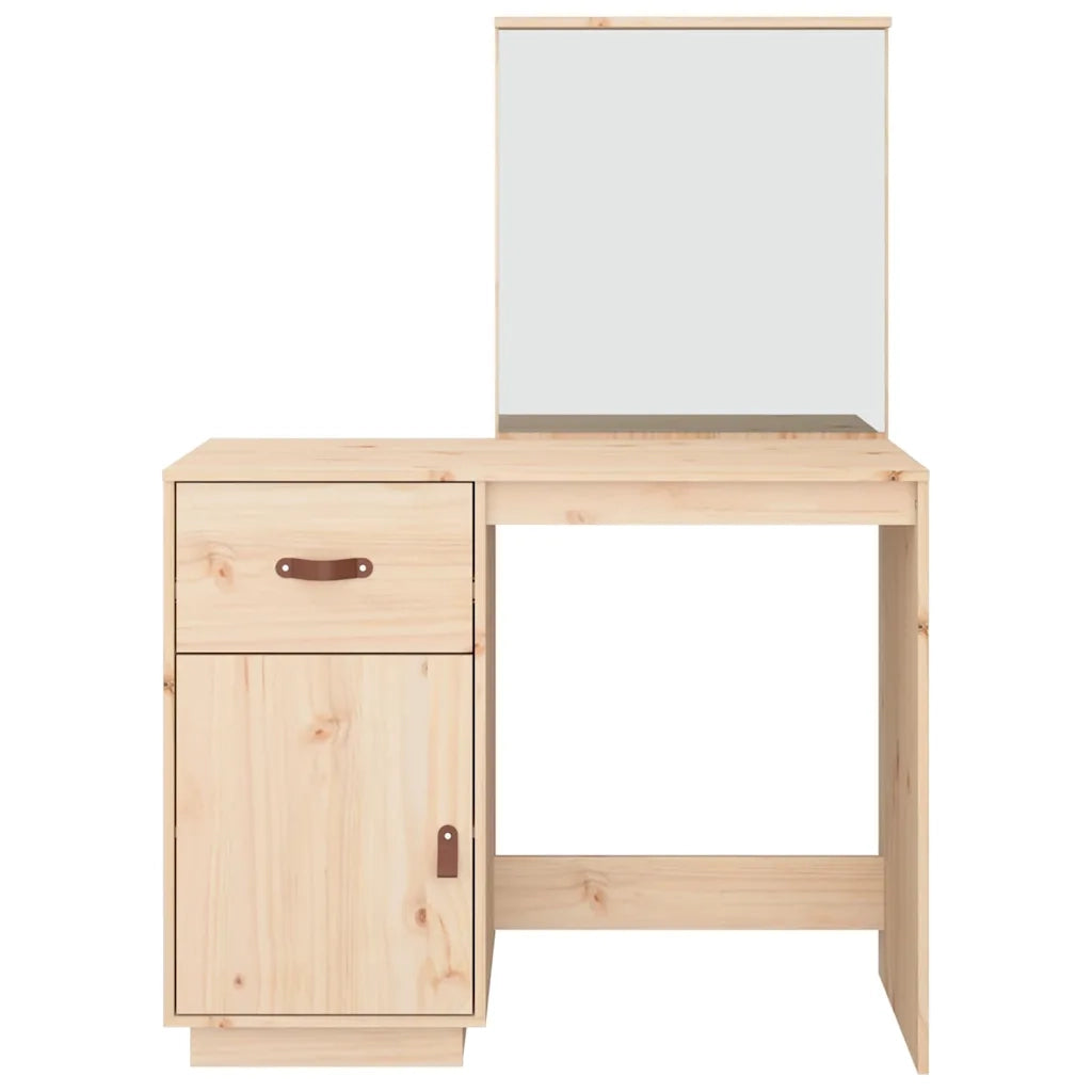 Toeletta 95x50x134 cm in Legno Massello di Pino 820087