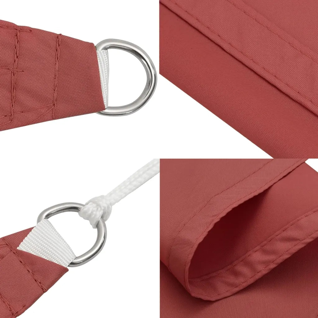 Vela Ombreggiante-Parasole a vela Tessuto Oxford Rettangolare 2x3,5m Terracotta