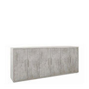 Mobile 6 Ante Kit Cemento cm 203x41x84h - Sarmog