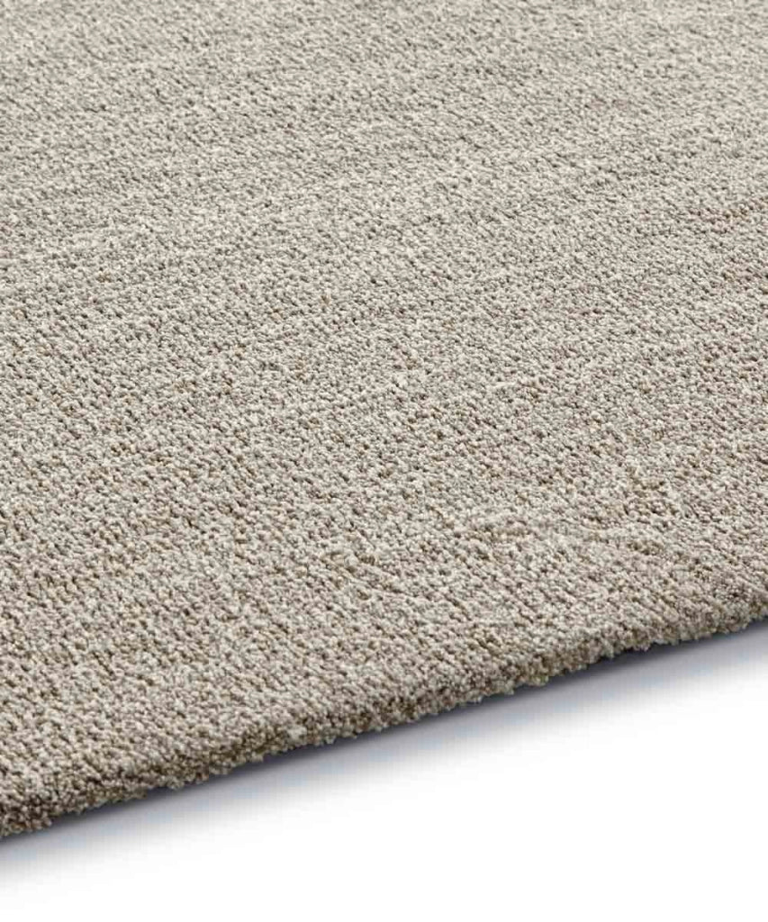 Tappeto FEEL BEIGE cm.160x230 tinta unita moderno, pelo morbido resistente e lavabile in lavatrice