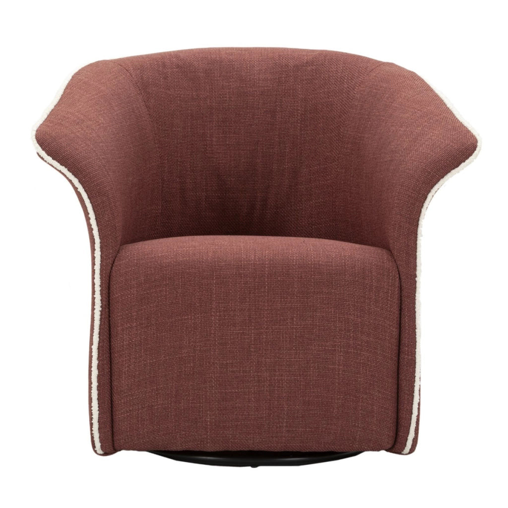 Poltrona VKH713, Bordeaux, Metallo, 80x83,5x66 cm