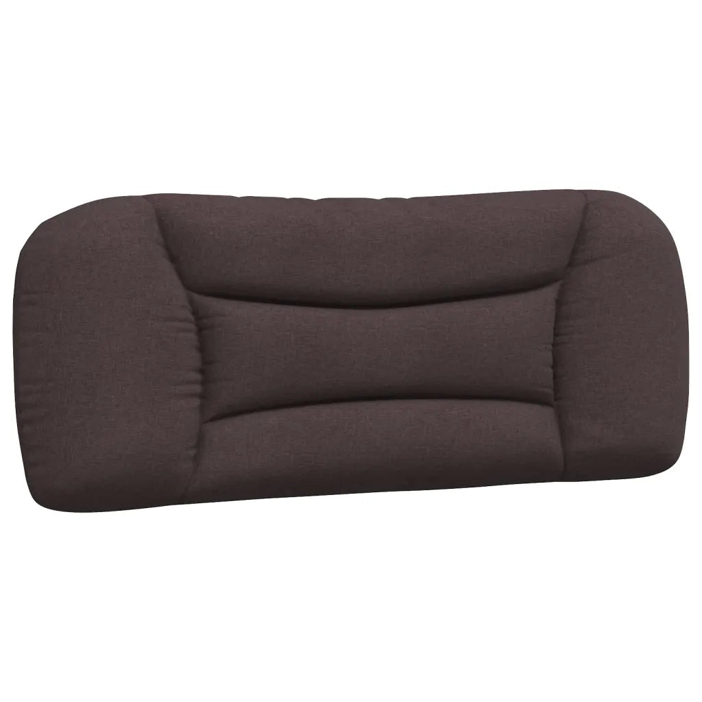 Letto con Materasso-Struttura Letto con Materasso Hvar Marrone Scuro 100x200 cm in Tessuto