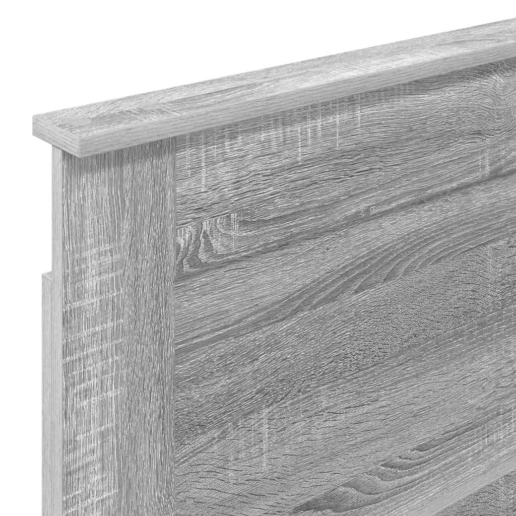 Testiera | Testata con Testiera | Testata Grigio Sonoma 75 cm Legno multistrato