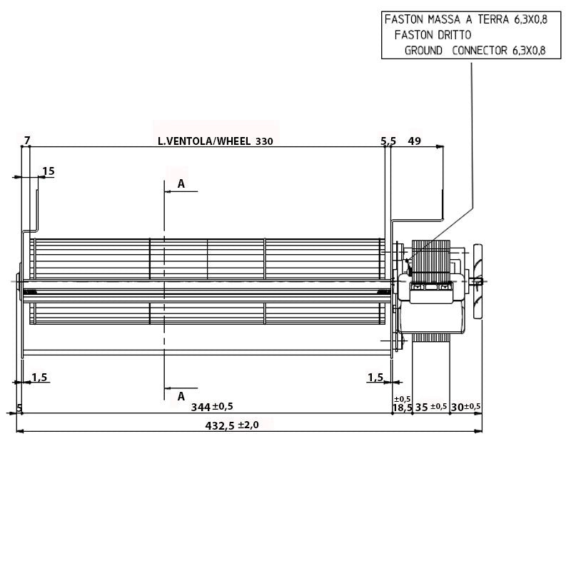 VENTIL.TANGENZIALE FERGAS TGA80 330/35 148402
