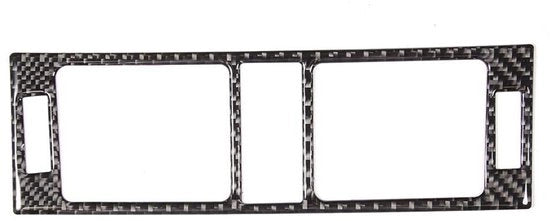 Pannello di ventilazione in fibra di carbonio - Trim per console centrale - Accessori decorativi per auto - Adatto per C Klasse W204 2005-2012 - Leggero e duraturo - Facile da installare - Pannello interno