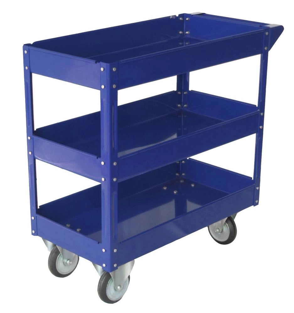 Carrello in acciaio 3 ripiani