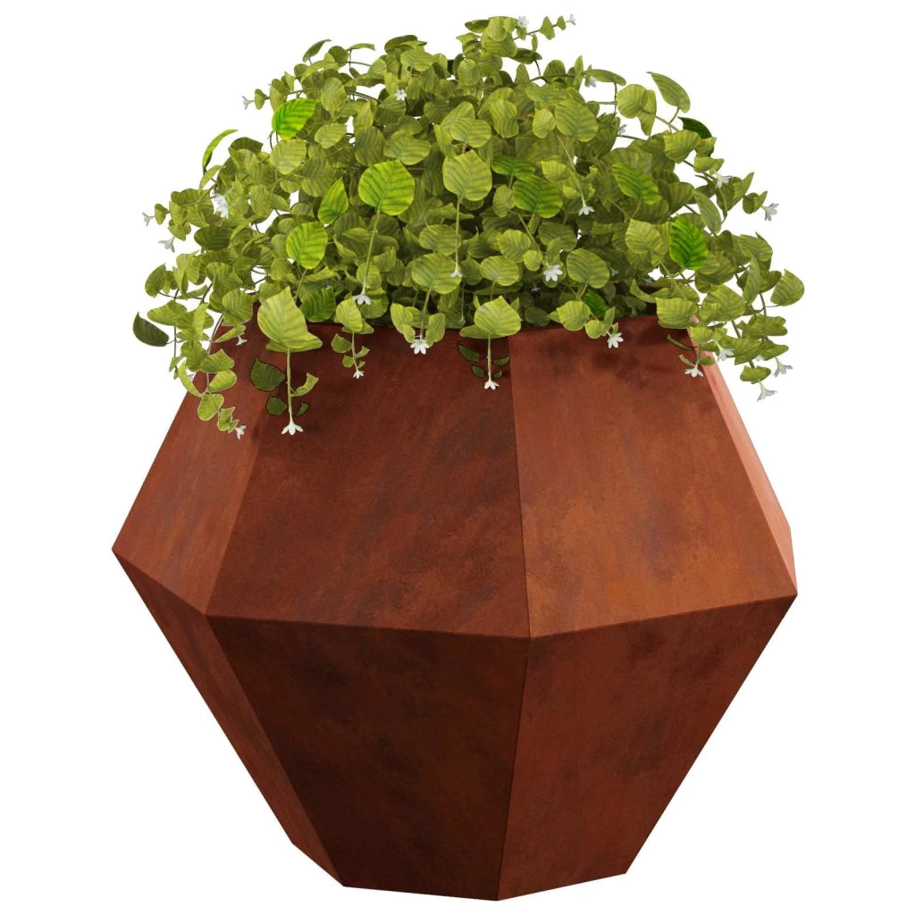 Fioriera | Cassetta per fiori | Vaso Ruggine 75 x 75 x 60 cm