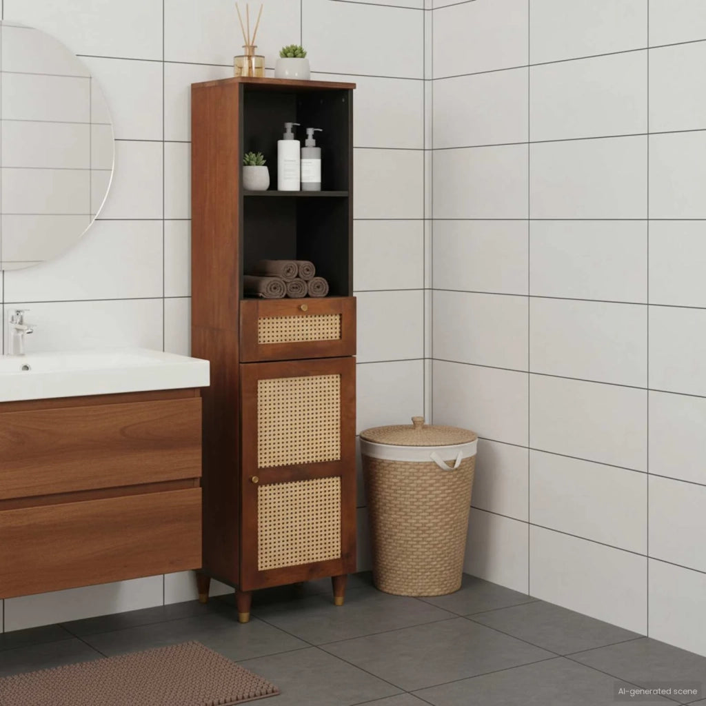 Credenza Marrone 38 x 33,5 x 160 cm Legno di mango massello 4018902