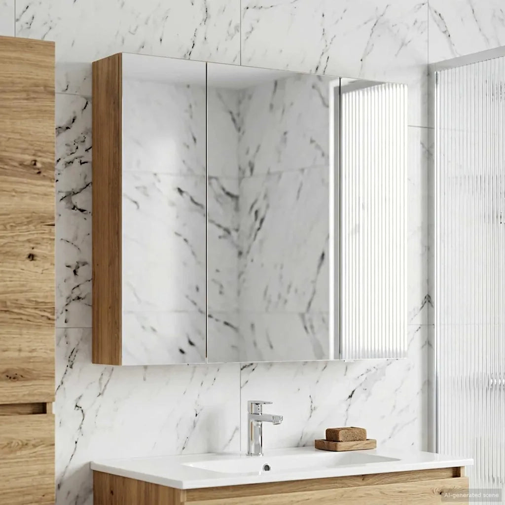 Mobiletto per specchio da bagno Rovere Artigianale 889270