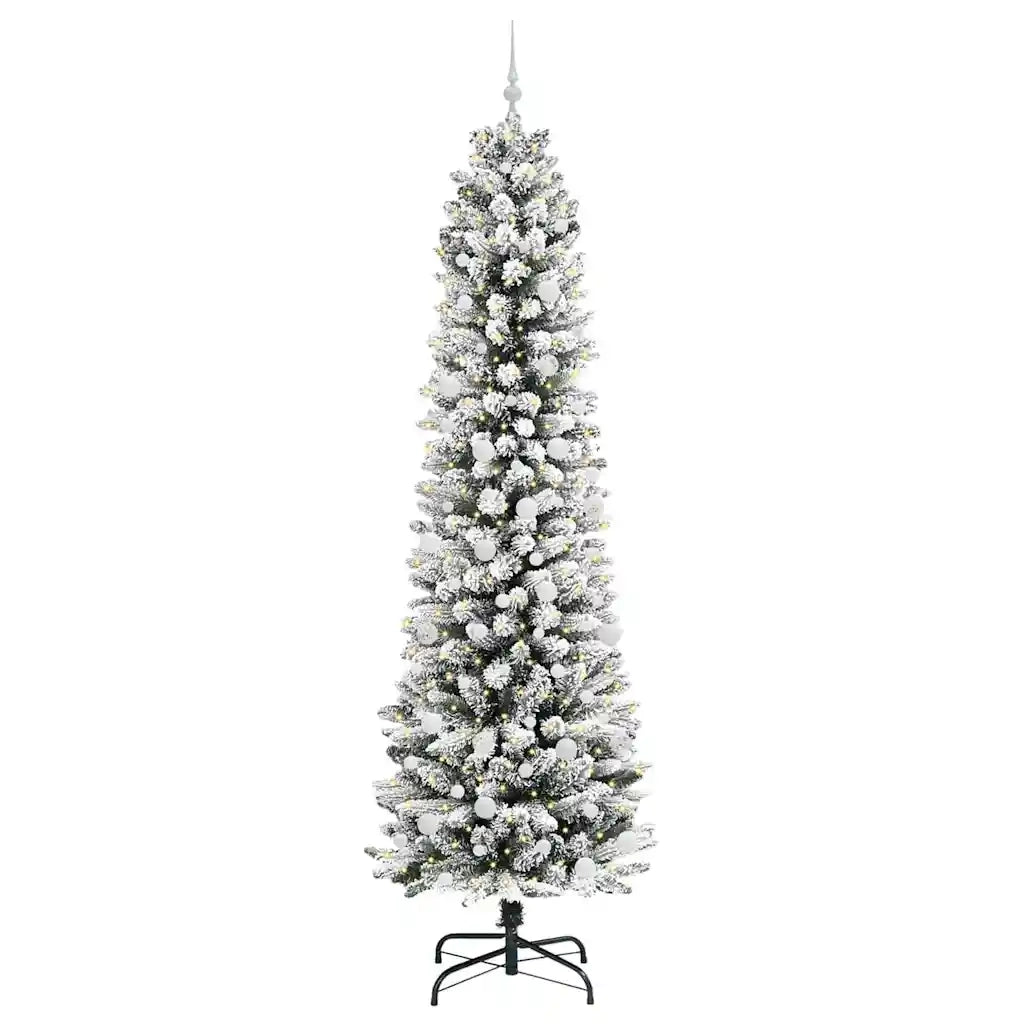 Albero di Natale | Decorazioni natalizie artificiale con 300 LED Bianco 240 cm
