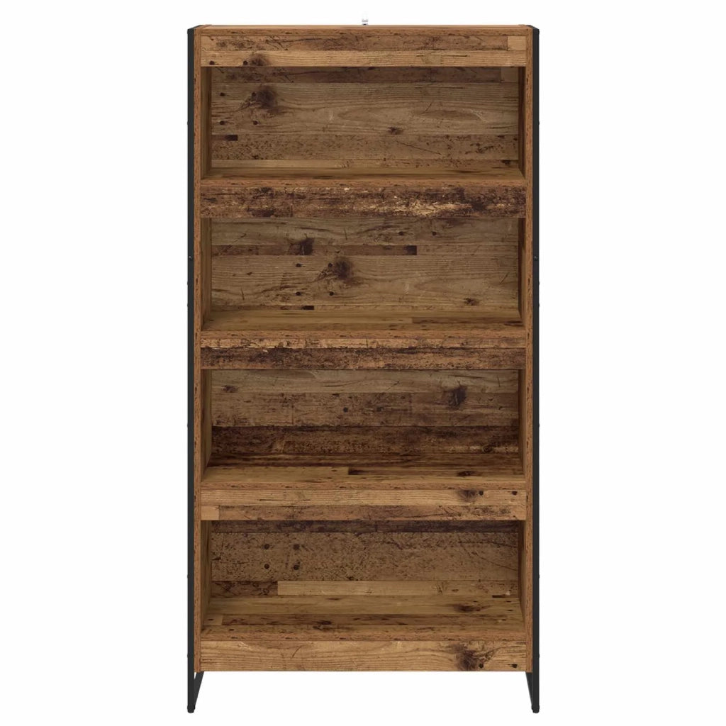 Armadio per Libri 2 pcs Legno vecchio 80 x 30 x 155 cm 3403008