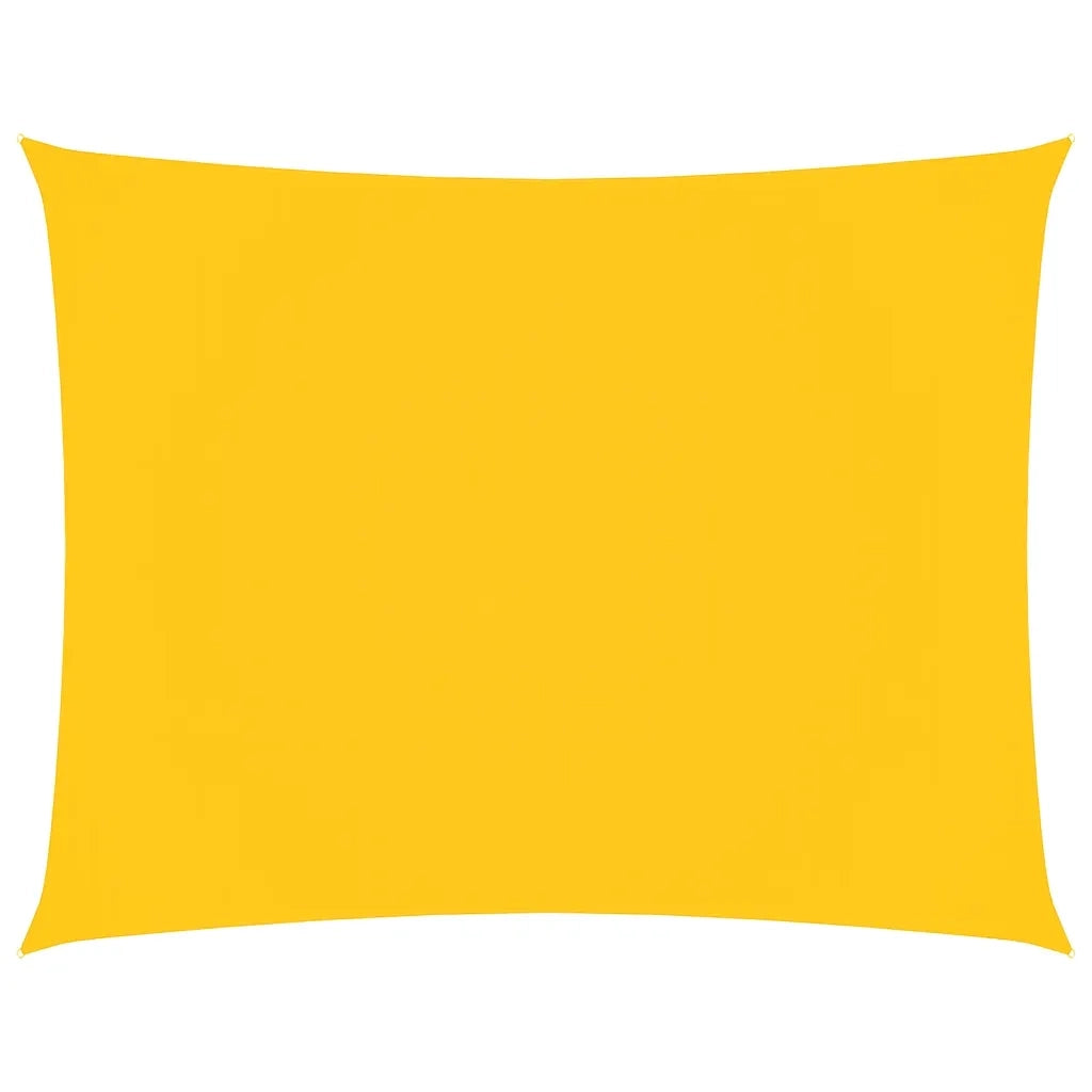 Parasole a Vela Oxford Rettangolare 2,5x4 m Gialla 135592