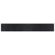 Tappeto del soggiorno | Tappeto Rettangolare Nero 60x400 cm in Bamb¨´