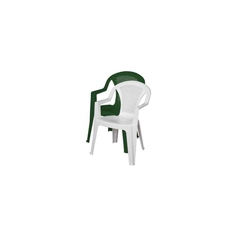 Sedia in Pp Bianco Monoblocco