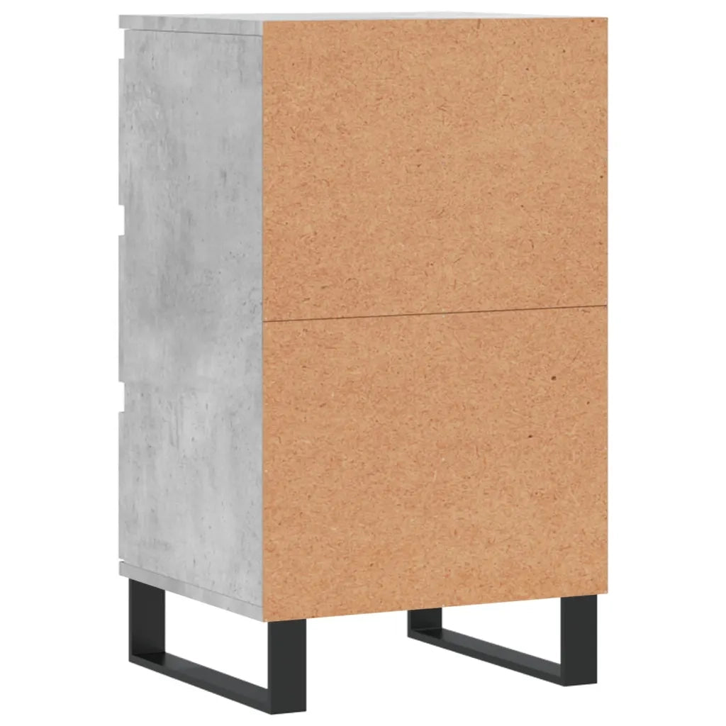 Credenza | Madia | Buffet da pranzo | Armadio da pranzo Grigio Cemento 40x35x70 cm in Legno Multistrato