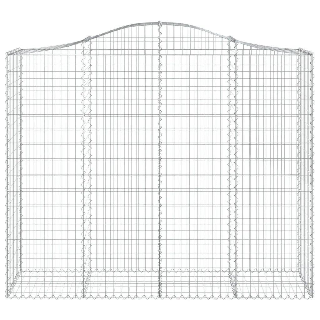 Cesti Gabbioni ad Arco 13 pz 200x50x160/180 cm Ferro Zincato 3145714