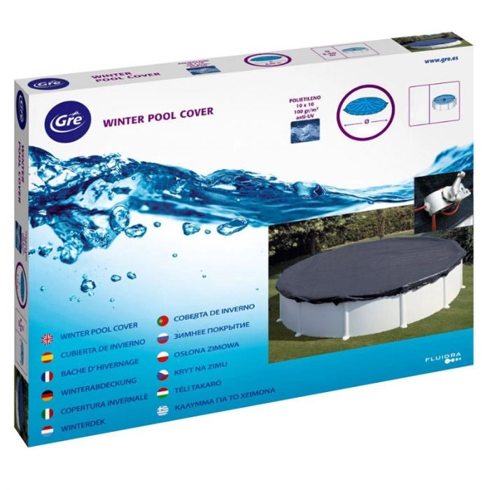 Copertura Invernale In Polietilene 120 Gr/m² Gre  7,30 M Per Piscine Circolari Di  6,40 M Dimensione piscina: Ø 3.00 m