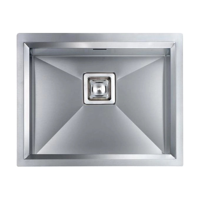 CM glamour 57 x 45 Lavello ad incasso Rettangolare Acciaio inossidabile
