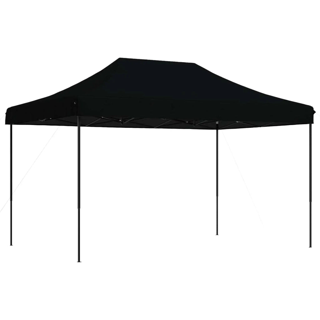 Tenda da Festa Pieghevole Pop-Up - Gazebo Nero 292x292x315 cm