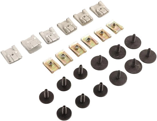 Viti di fissaggio 24 pezzi - Componenti di fissaggio - Viti di sostituzione - Materiale metallico - Compatibile con C-Class W203/W204 - Codice OE: MC3003 - Viti di fissaggio
