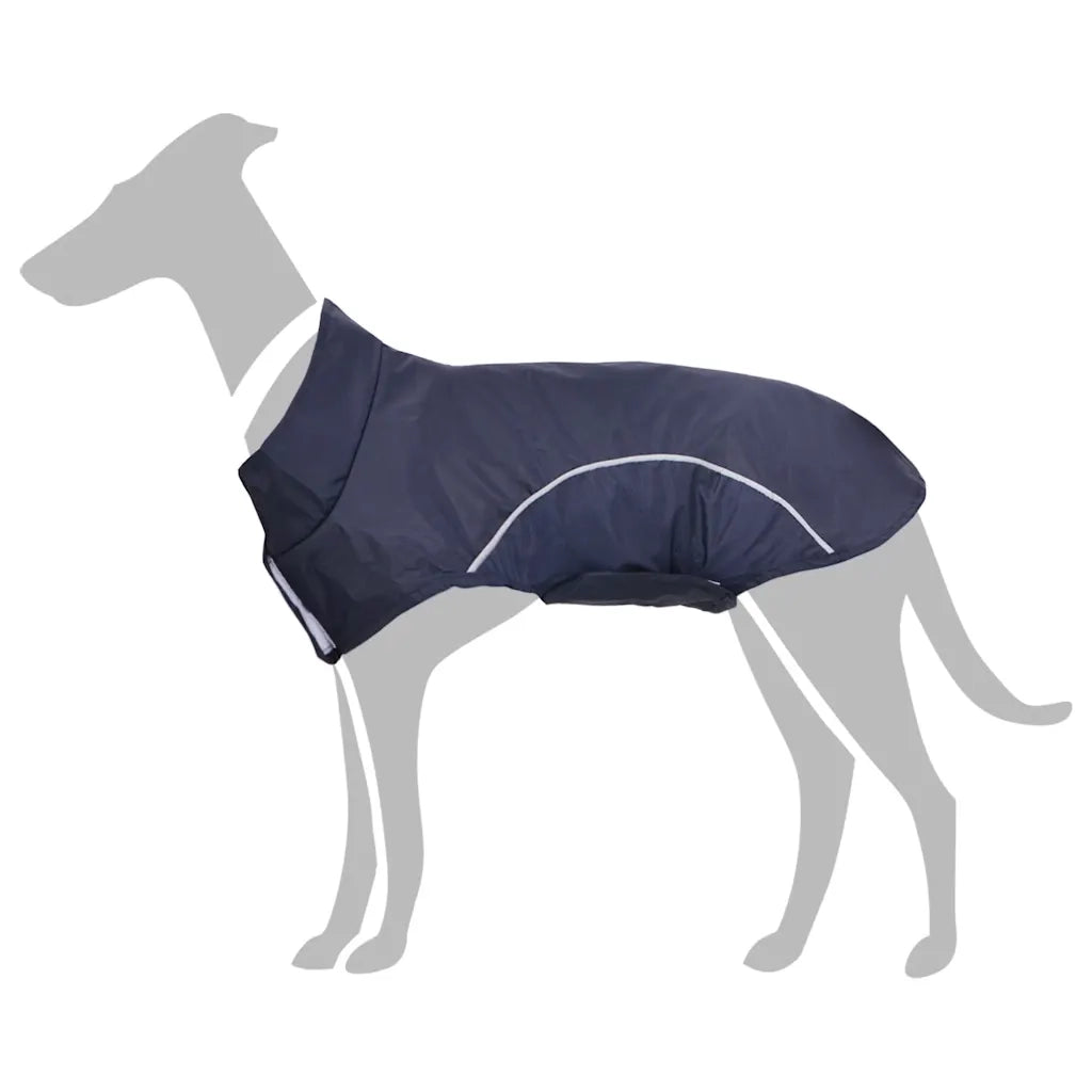 Impermeabile per Cani con Strisce Riflettenti Poliestere XS CFW5057125
