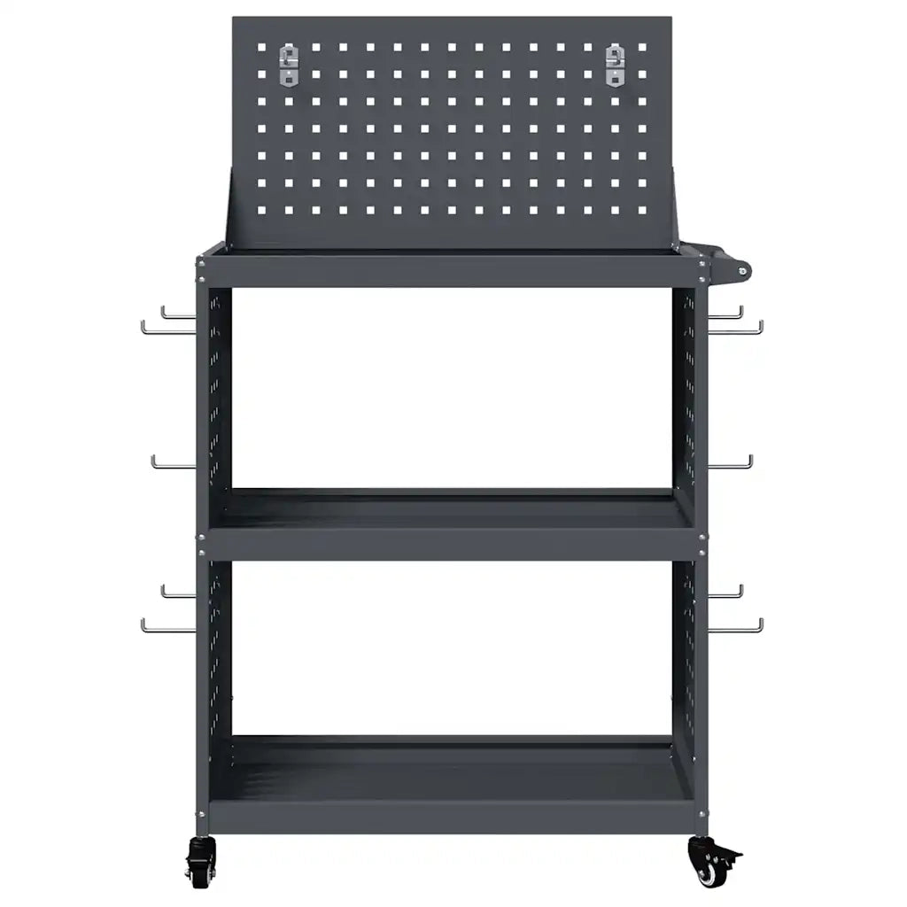 Carrello per Attrezzi con ruota Antracite 65 x 35 x 111 cm CFW1329492