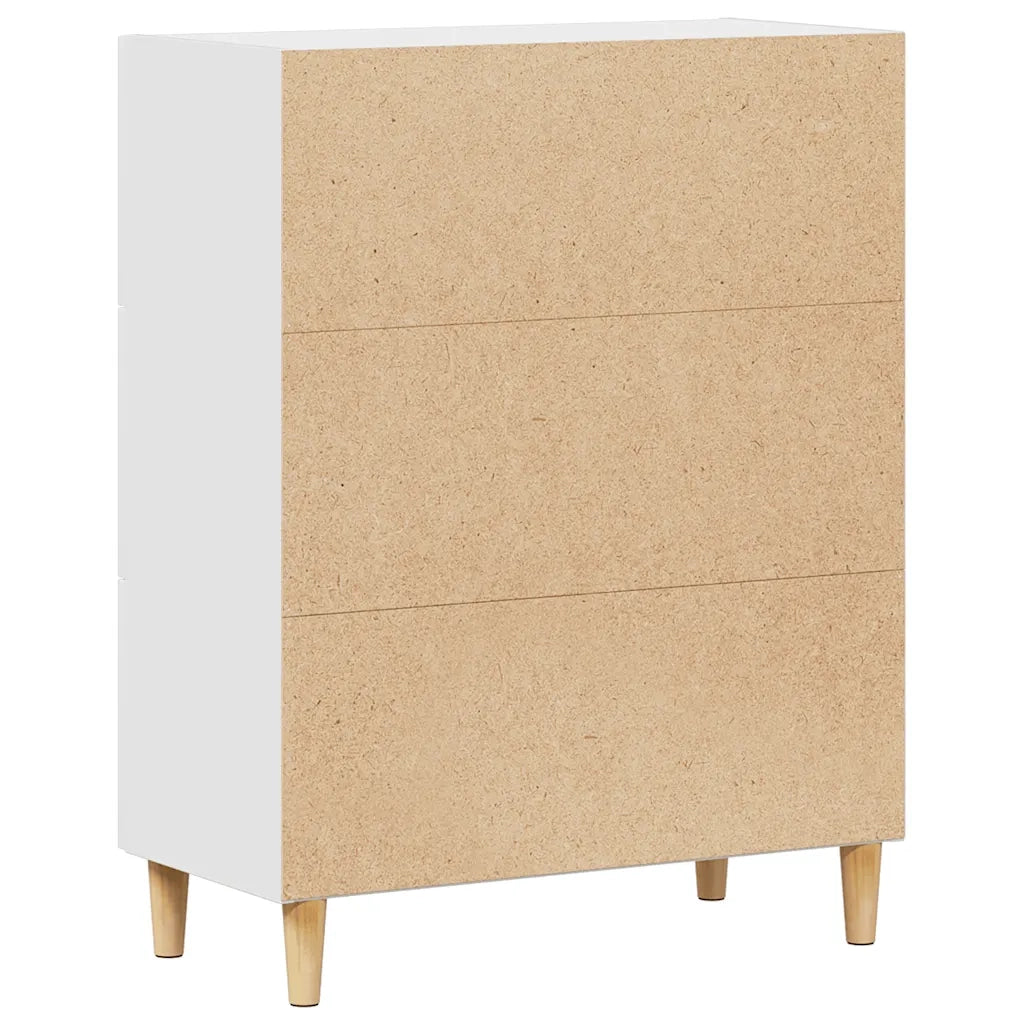 Credenza Bianca 69,5x34x90 cm in Legno Multistrato 812222