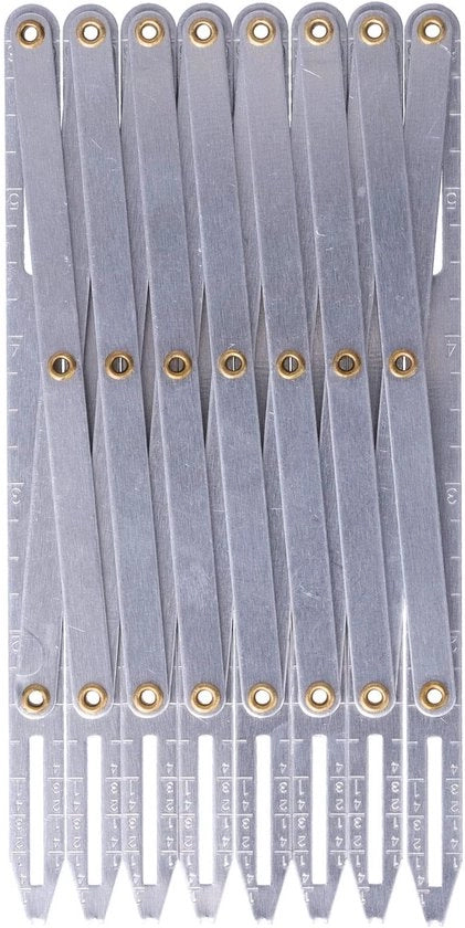 Misuratore di Precisione per Giardinaggio - Materiale Resistente all'Ossidazione - Regolabile - Multifunzionale - Precisione nella Misurazione - Piantagione di Semi - Materiale Duraturo - Righello Regolabile