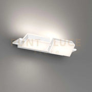 KUBI APPLIQUE PLAFONIERA GRANDE BIANCO A LED SWITCH 3000-4000K 38W 4320LM