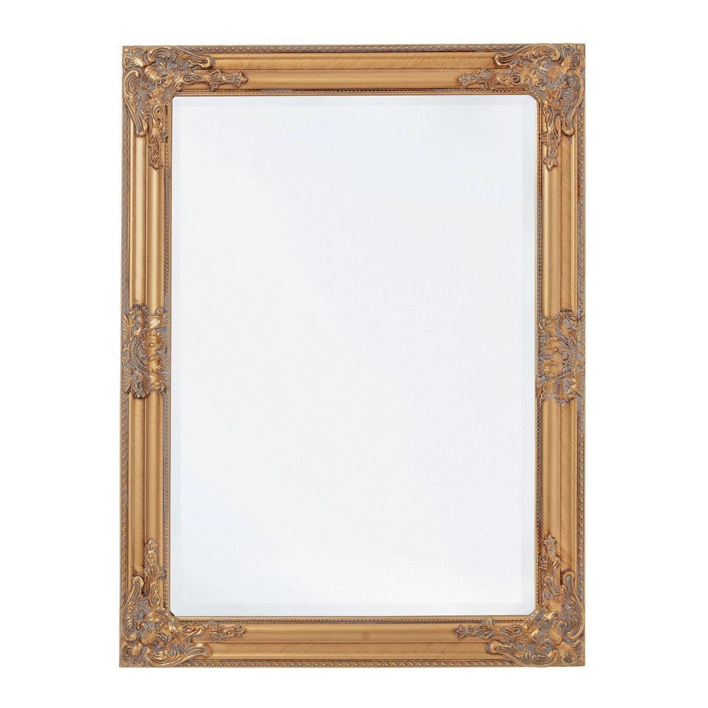 Specchio Legno Oro Classico da Interno 62x82 cm - HALL