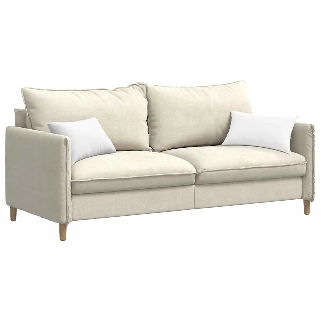 Cuscini da Divano 2 pz | Cuscini per sedie Bianco 50 x 30 cm Tessuto