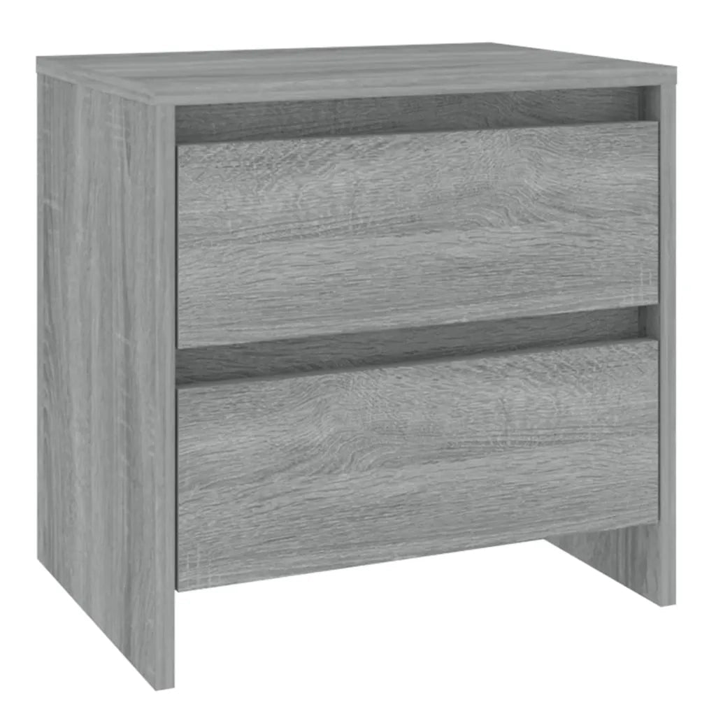 Comodino-Tavolino da notte Grigio Sonoma 45x34,5x44,5 cm in Truciolato