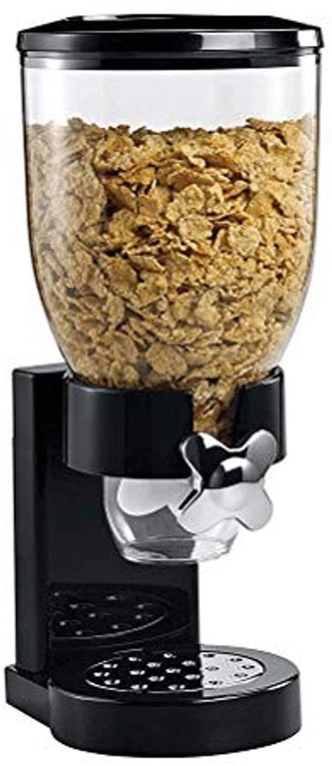 Dispensatore di cibo secco per animali - Contenitore di conservazione del cibo - Contenitore per pasti - Adatto per cereali/alimenti per cani - Facile da utilizzare - Conserva il cibo fresco e croccante - Contenitore per alimenti