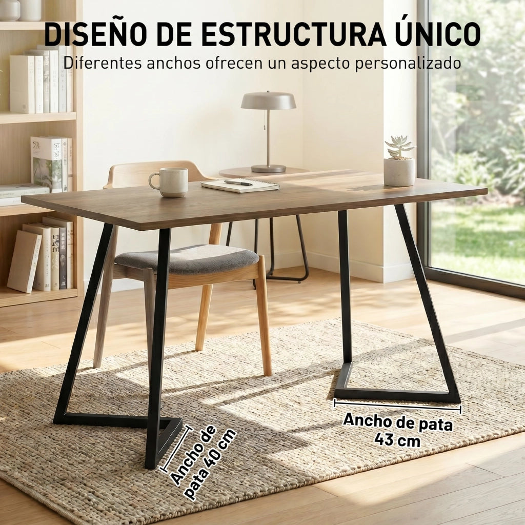 Gambe per Tavolo Quadrate Industriali Regolabili ¨C zephmum ¨C Nero 43x3x72 cm